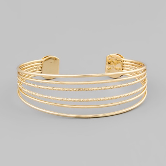 Sand Textured Mix Layers Bracelet - Picture 1 of 1